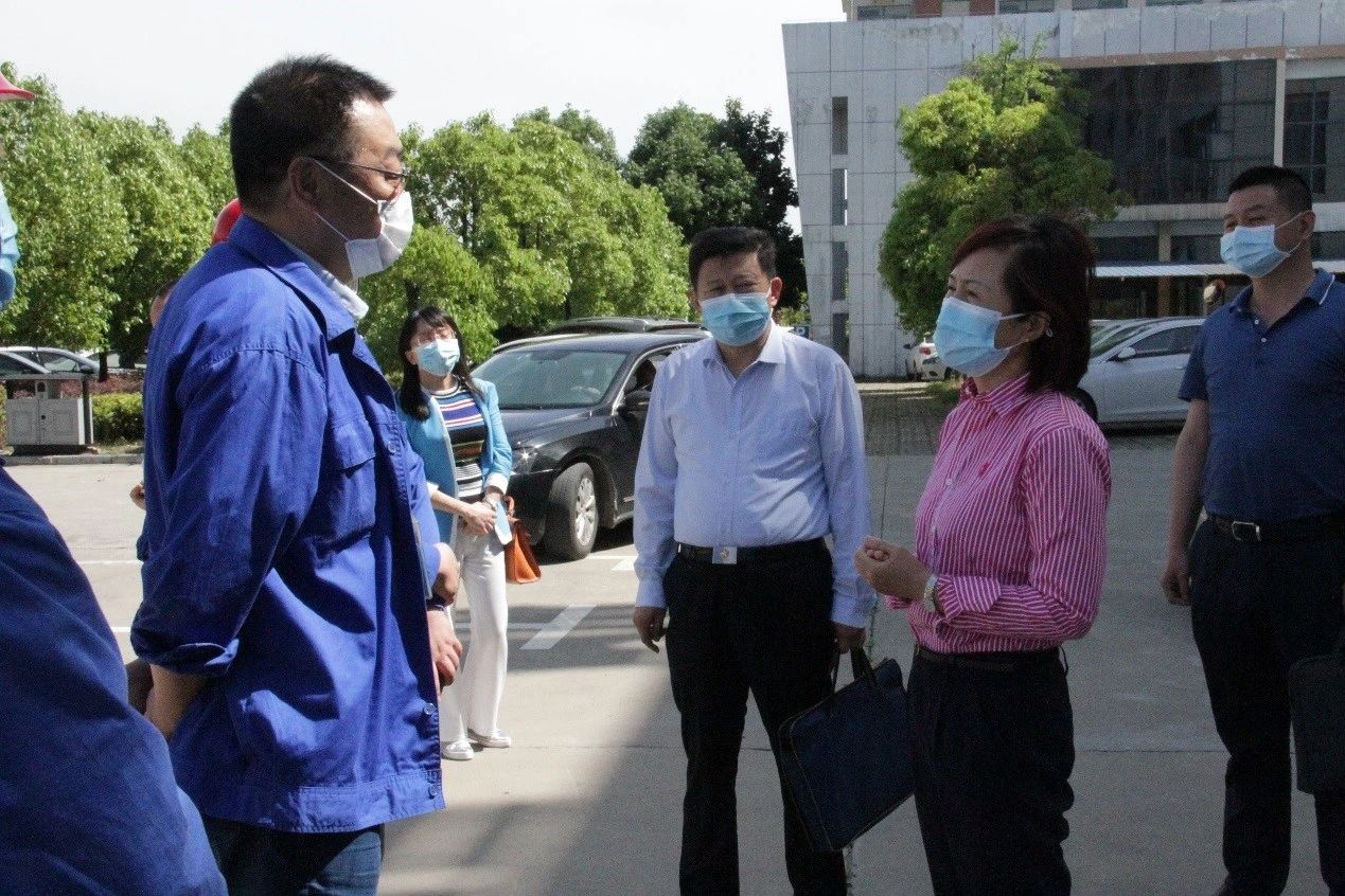 湖北省自然资源厅副厅长夏亚灵一行莅临佳博平台（中国）ios/安卓版/手机app下载重工走访调研